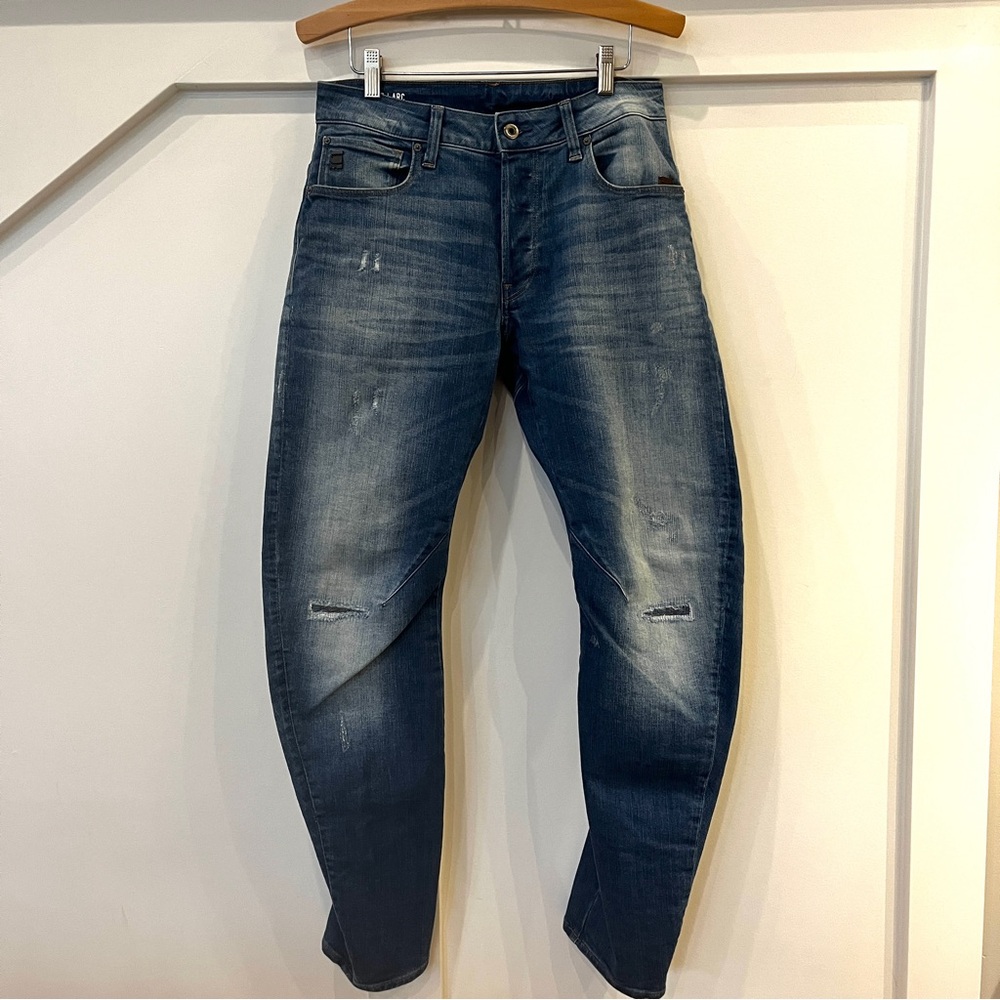G-Star RAW Arc 3D Slim Jeans – Men’s 30×30 (Unisex Fit) Distressed Style